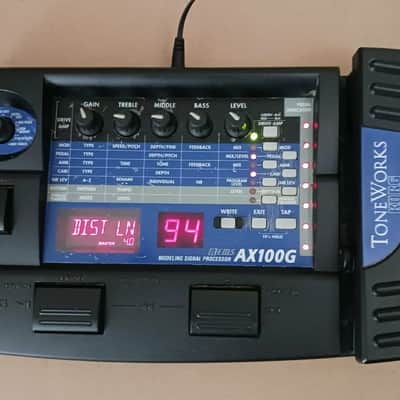 Korg AX100G Early 2000's - Black/Blue image 1