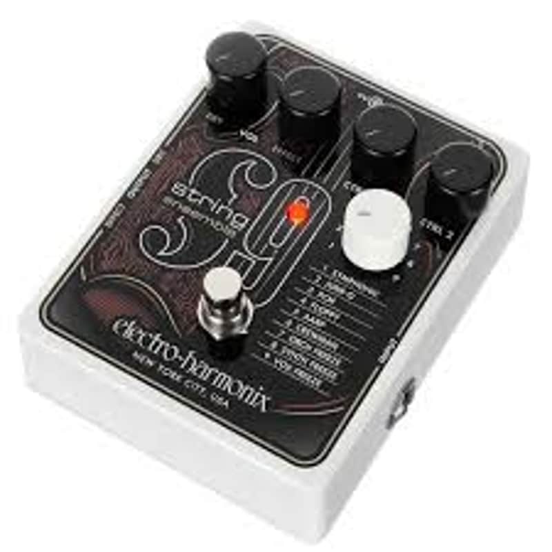 Electro-Harmonix String9 String Ensemble 2025 White / Brown Graphic image 1
