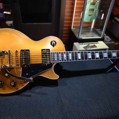 Gibson Custom Shop 1968 Les Paul Custom Reissue Bigsby Ultra Light Aged - Double Gold #1138 image 2