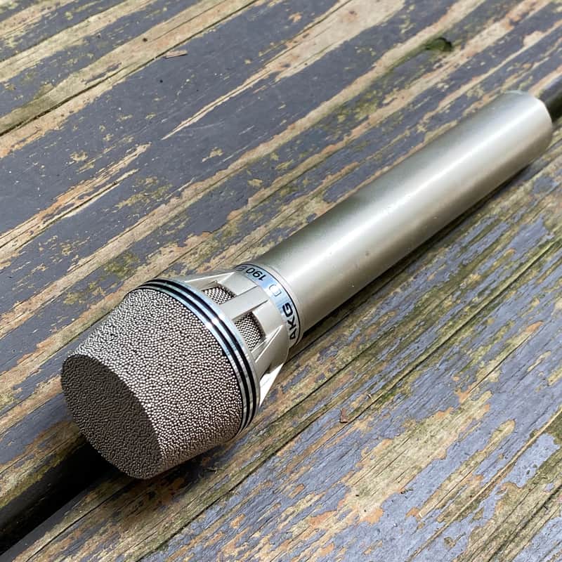 Vintage AKG D190E Dynamic Cardioid Microphone D 190 E mic 1970s image 1