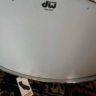 DW 3.14" x 14" Collector's Series Maple Pi Snare Drum - Black Galaxy w/ Chrome Hardware image 6