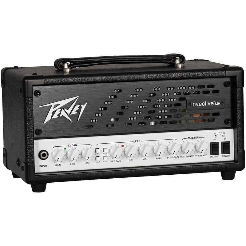 Peavey invective.MH Mini 20W Tube Guitar Amp Head Regular Black image 1