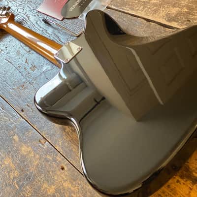 Fender Japan FSR Alder Jaguar Reissue MIJ Piano Black w/ Anodised Pickguard MIJ Japanese Shop Order image 7