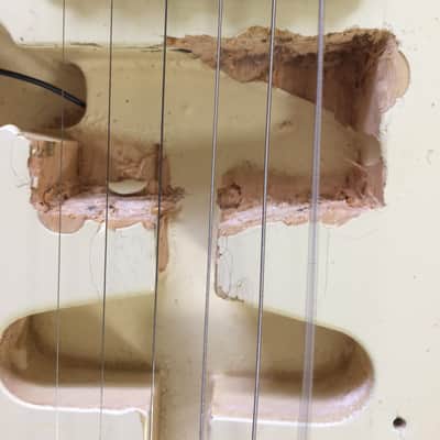 Fender '57 ST-357 Stratocaster MIJ 1987 Antique White image 11