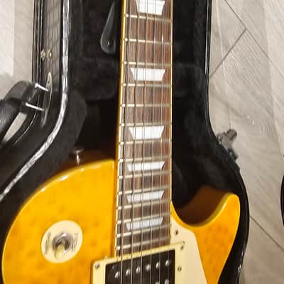 Epiphone Les Paul 1994 - yellow birds eye image 3