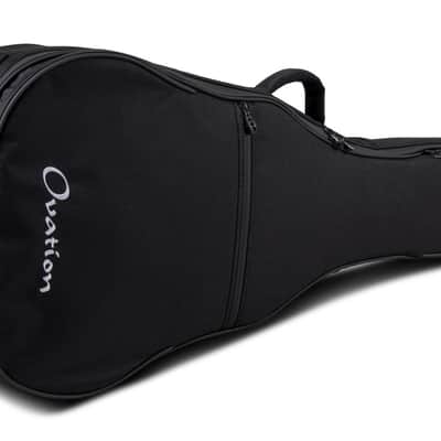 Ovation .OV213.100 Guitar Gig Bag Super Shallow w/Ovation Logo - Black image 4