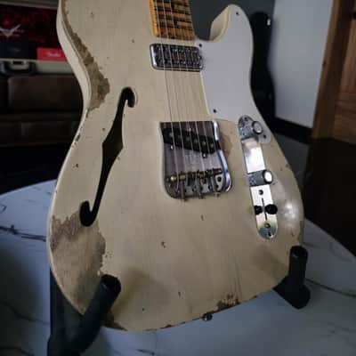 Fender Fender Custom Shop LTD Heavy Relic Caballo Tono Ligero Telecaster in Dirty White Blonde 2016 - Heavy Relic image 13