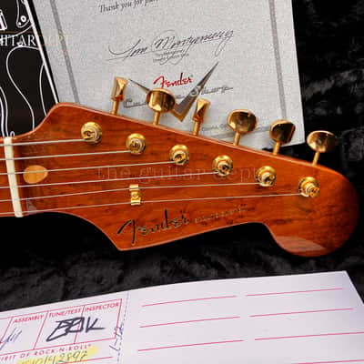 ♚ SUBLIME ♚ 2016 Fender CUSTOM SHOP Artisan OKOUME Stratocaster♚Dark Roasted♚69 Handwounds ! image 18