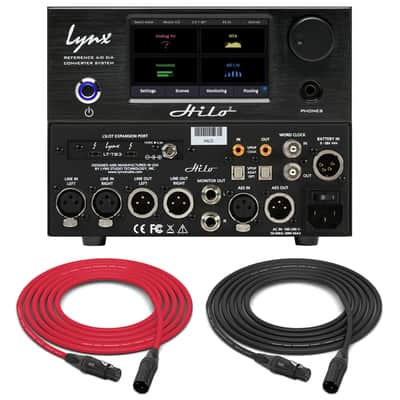Lynx Hilo 2 (Black) | 2 Channel AD/DA Converter & Interface with Thunderbolt 3 Card image 1
