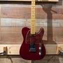 Fender American Deluxe Telecaster Ash with Maple Fretboard - 2011 - Wine Transparent
