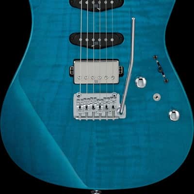 Ibanez MMN1-TAB Martin Miller Signature Electric Guitar 6-String - Transparent Aqua Blue + Case image 14