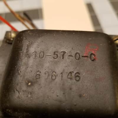 Woodward Schumacher 80-57-0-C Transformer 270-0-270 / 6.3 V Silvertone Vintage Power Tested Tube Amp Project 1961 image 7