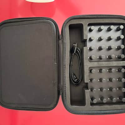Pair of Intech Studio EN16 16-Encoder [Series 2 – Detent Encoder] MIDI Controllers, plus case, and 3D printed stands image 8