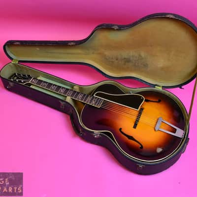 Vintage 1939 Gibson L-7 "Advanced Model"  X-braced, Picture Frame Inlays, Original Case! image 1