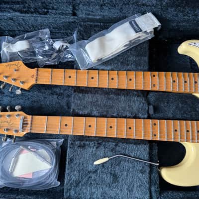Fender Stratocaster Yngwie Malmsteen Signature Model STW-230YM Made in Japan 1994-1995 Vintage Cream Butter White image 3