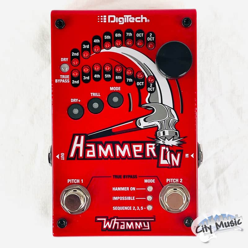 Used DigiTech HammerOn Instantaneous Pitch Shifter Guitar Effects Pedal Hammer On image 1