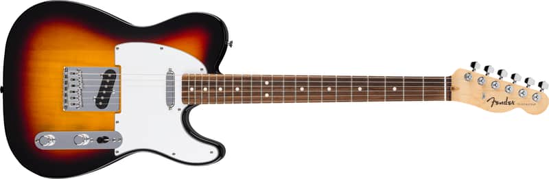 Fender Standard Telecaster Laurel FB White Pickguard 3-Color Sunburst