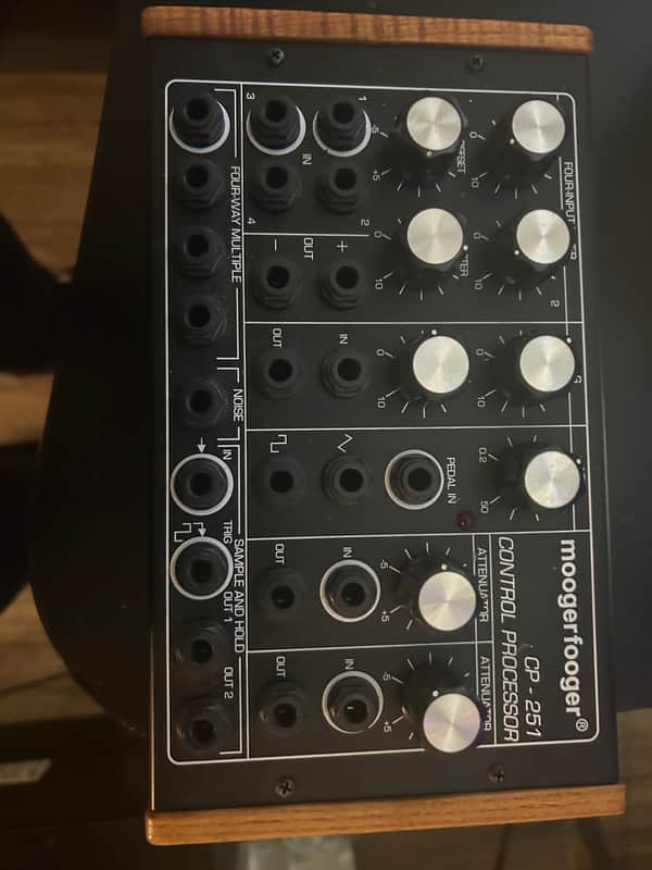 Moog Moog VX-351 & CP-251 Voyager CV Expanders with Rack 2000s - Black image 1