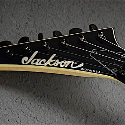 Jackson Left Handed USA KV2 King V 2017 Green Ghost Flames image 2