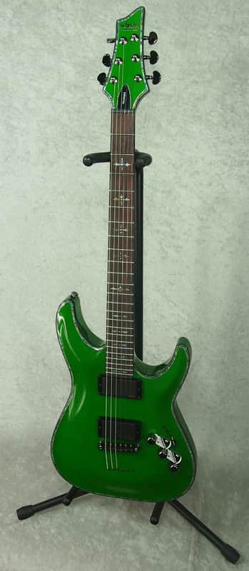 Schecter Hellraiser C-1 in Steele Green Capitol Guitars Exclusive