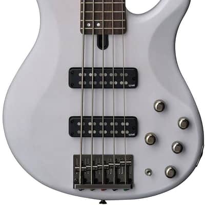 Yamaha TRBX505-TWH 5 String Bass Guitar - Translucent White image 2