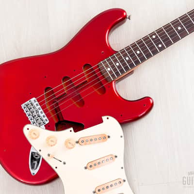 1992 Fender Stratocaster ‘62 Vintage Reissue ST62-53 Candy Apple Red 100% Original, Japan MIJ Fujigen image 22
