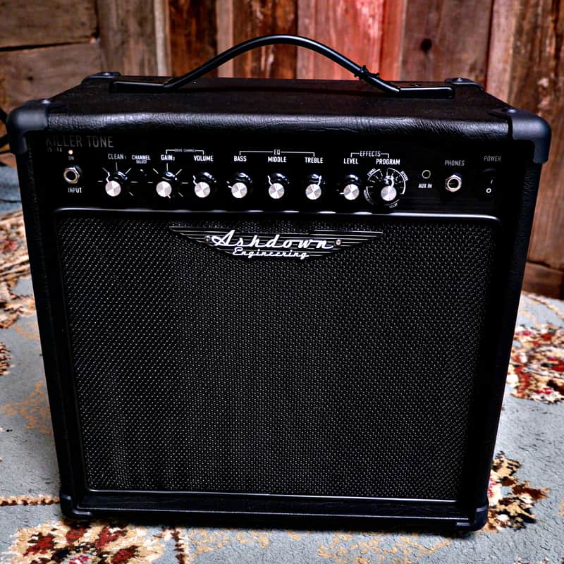 Ashdown KT-15FX Killer Tone 2-Channel 15-Watt 1x8" Guitar Combo - Black image 1