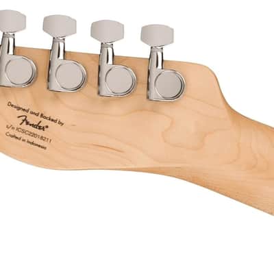 Squire Sonic Telecaster Electric Guitar, Butterscotch Blonde, Maple Fingerboard image 7