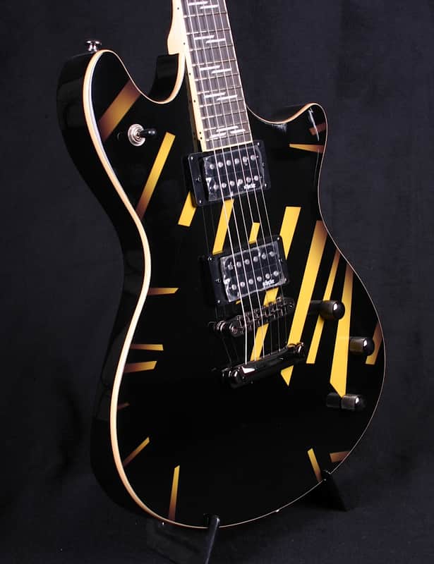 Schecter SC3426 HERCULES TEMPEST - Black / Yellow | Reverb