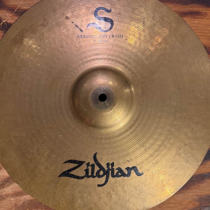 Zildjian 16" S Series Medium Thin Crash Cymbal 2016 - Present - Brilliant image 1