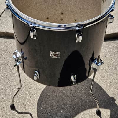 Vintage Tama Imperialstar 20" Floor Tom Black Made in Japan Rare Size w/ Legs image 3
