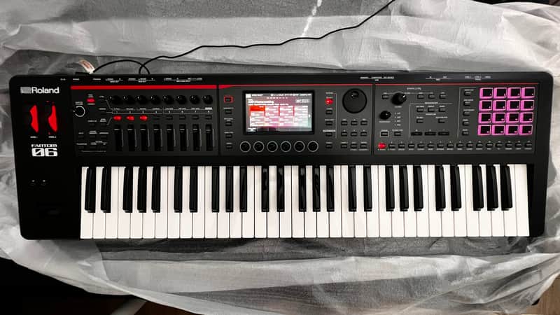 Roland FANTOM-06 | 61-Note Synthesizer Keyboard | Thousands of Electronic & Acoustic Sounds | ZEN-Core & SuperNATURAL Technologies | Lightweight & Durable | Deep Onboard Sampling | DAW Integration image 1