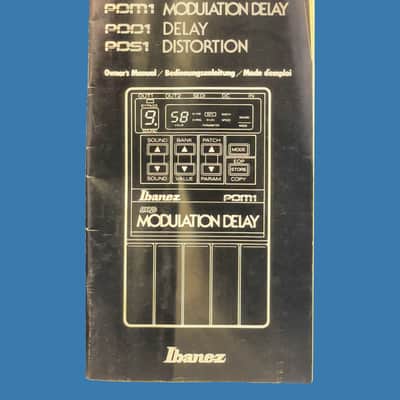 IBANEZ PDD 1 DIGITAL DELAY S/N 203801 image 11