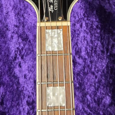 Epiphone Les Paul Custom Electric Guitar Ebony image 12