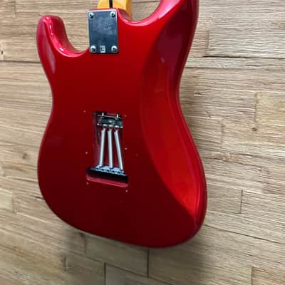 Squier Classic Vibe 50’s FSR Stratocaster - Candy Apple Red w/matching headstock -Upgraded tuners and pickups + sc image 14
