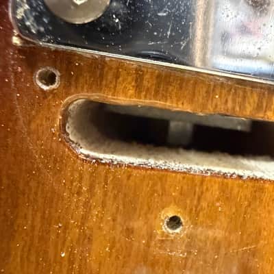 Vintage RARE MIJ Teisco Kingston Model 670 Bass w EZ-Pak Hard Case 1964 Japan - Sunburst image 15