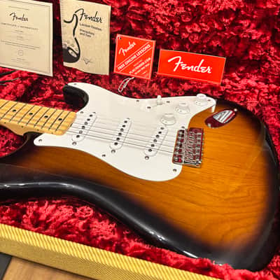 Fender American Original '50s Stratocaster with Maple Fretboard 2018 - 2022 - 2-Color Sunburst image 12