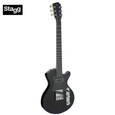 Stagg SVY CST BK Silveray Series, Custom model, Solid Alder Body 6-String Electric Guitar image 1