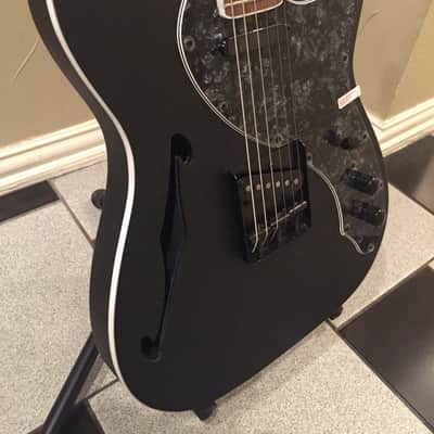 Firefly FFTH Thinline Tele Style Semi Hollow Body Guitar 2020 Satin Black image 3