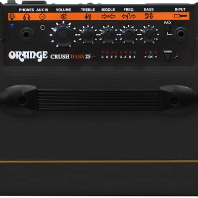 Orange Crush Bass 25 Bass Combo Amplifier, 25W, Black image 4
