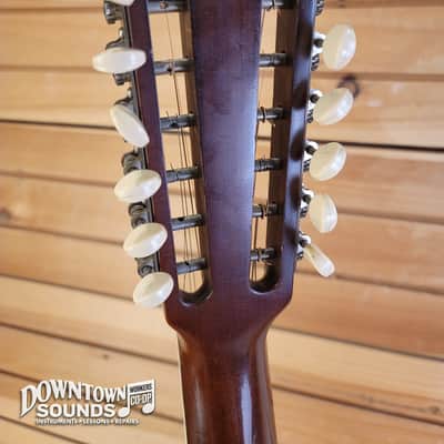 FULLY SERVICED 1968 Martin D12-35 12-String Dreadnought Acoustic Guitar with Guild Hard Case - Natural, New Bridge, 5lbs image 13