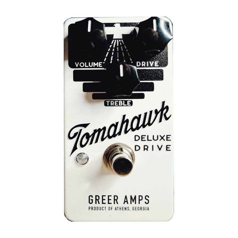 Greer Amps Tomahawk Deluxe Drive Overdrive Pedal Limited White image 1