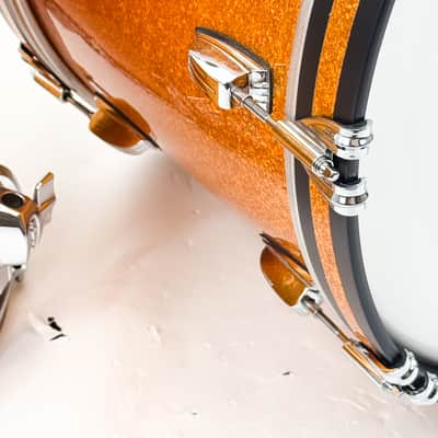 Ludwig Legacy Maple CUSTOM Fab Outfit 9x13 / 16x16 / 14x22" Drum Set 2007 - Present - Gold Sparkle image 3