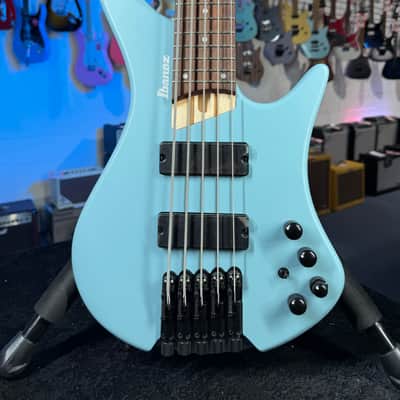 Ibanez Bass Workshop EHB605 5-string Electric Bass Guitar - Purist Blue Matte, Free Plek! 748 image 2