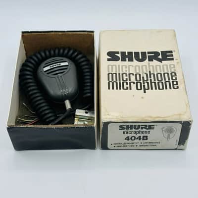 Vintage Shure Microphone 404b w/ Original Box & Bracket 1950s image 1