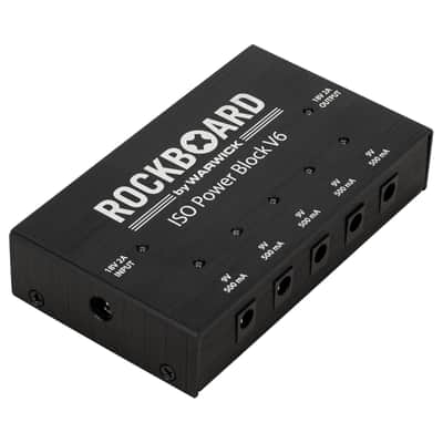 RockBoard ISO Power Block V6 - Isolated Multi Power Supply (5x 9v = 1x 18v, Linkable) image 1