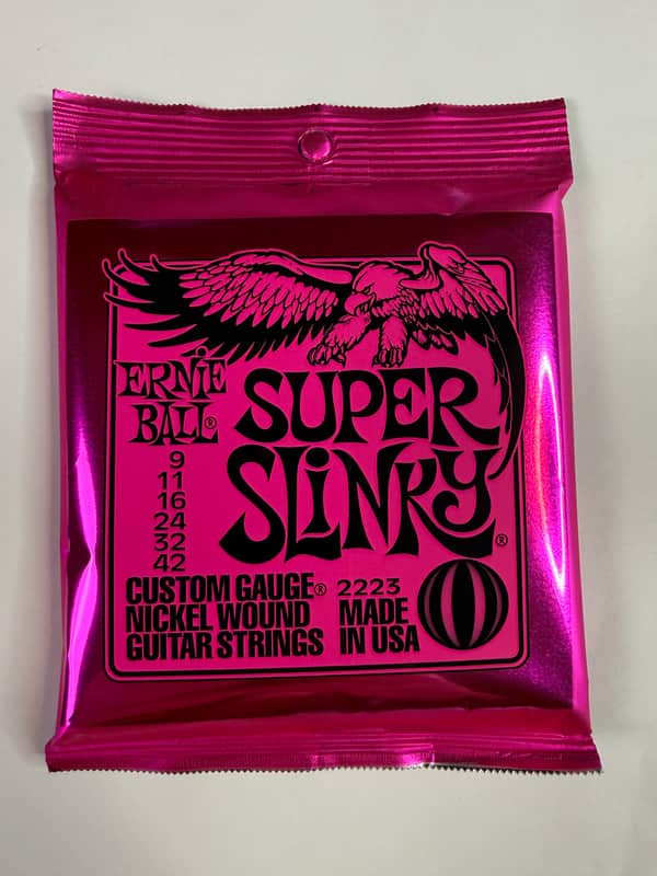Ernie Ball Super Slinky 2223 Electric Guitar Strings (.009–.042) image 1