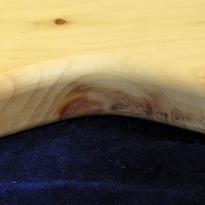 Mahogany Top / Aged Pine Strat body - Standard - 3lbs 2oz #3689 USA IMPORT CHARGES INCLUDED image 7