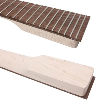 7-String Guitar Paddle Head Guitar Neck, Maple, Rosewood Fretboard image 2