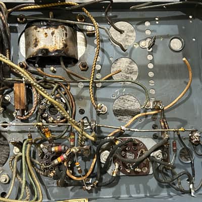 RCA MI-12211-B vintage tube amplifier project PA bridging amp PT 1010 VCT 6L6 PP image 10